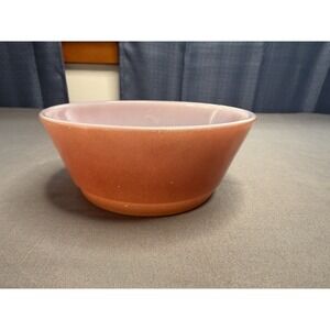 Vintage Anchor Hocking Fire-King Small Orange Bowl 5" Milk Glass